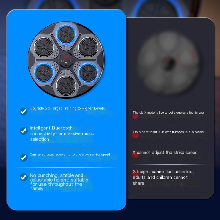 Adjustable Smart Music Boxing Machine for Home Use